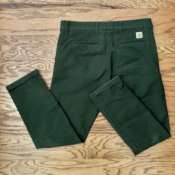 Carhartt WIP Sid Pant - 34x32 - Dark Green - Picture 2 of 6